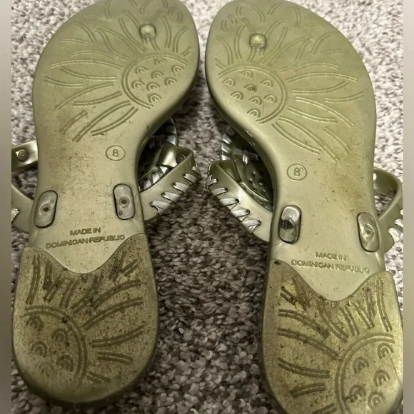 Jack Rogers Georgica Jelly Flip Flop Size 8 - Picture 2 of 4